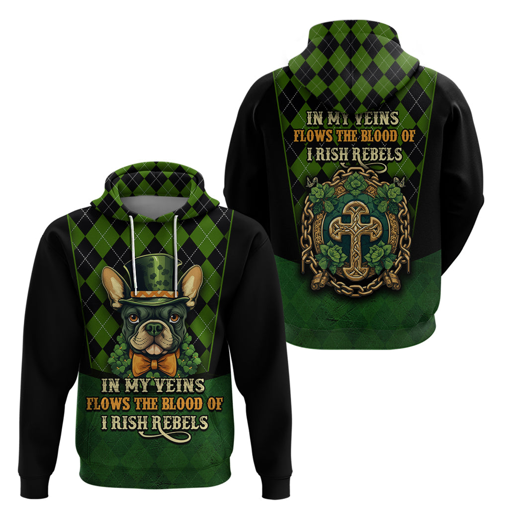 In My Veins Flows The Blood Of Irish Rebels Hoodie - Vibe Hoodie Shop