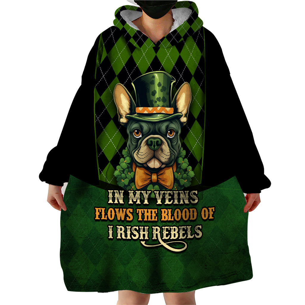 In My Veins Flows The Blood Of Irish Rebels Wearable Blanket Hoodie - Vibe Hoodie Shop