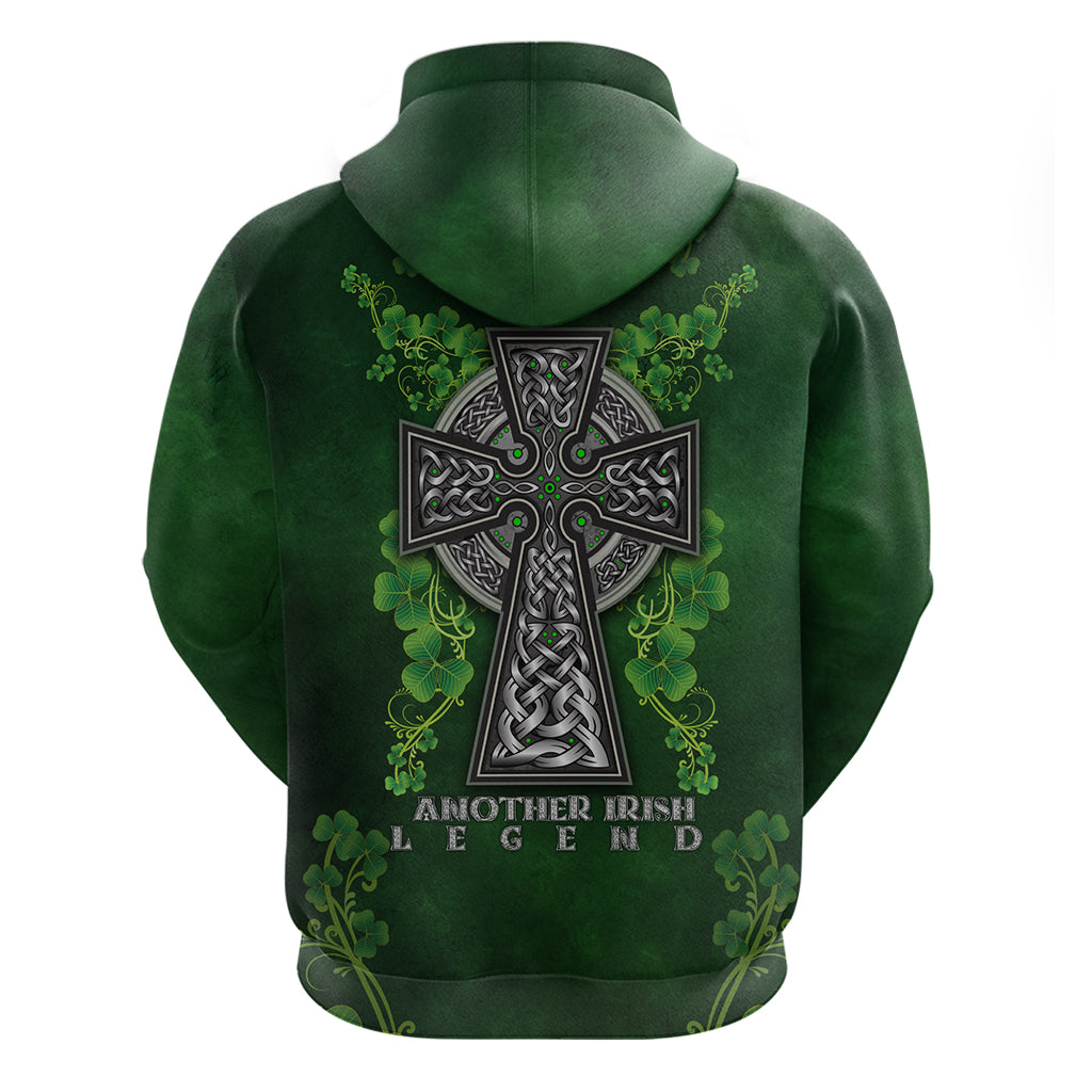 Irish Cross Mix With Shamrock Floral Hoodie - Vibe Hoodie Shop