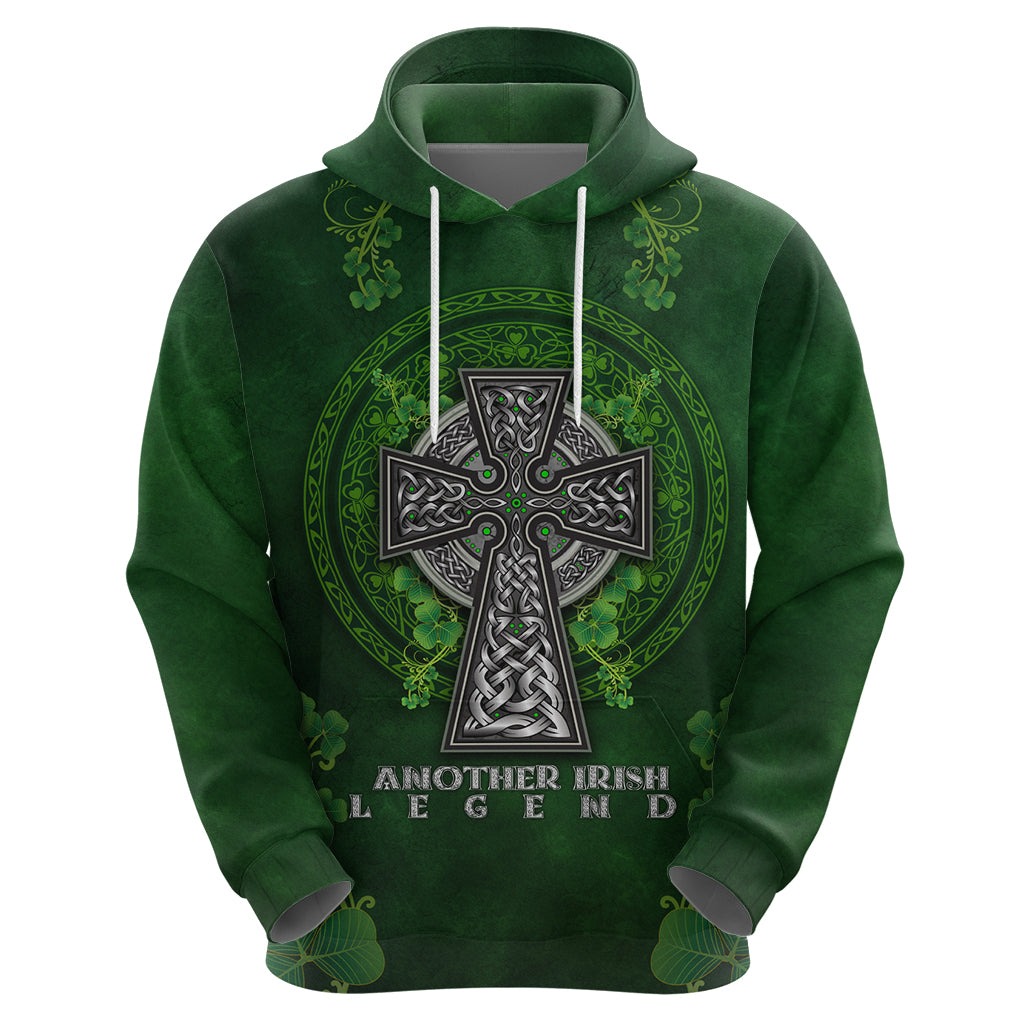 Irish Cross Mix With Shamrock Floral Hoodie - Vibe Hoodie Shop