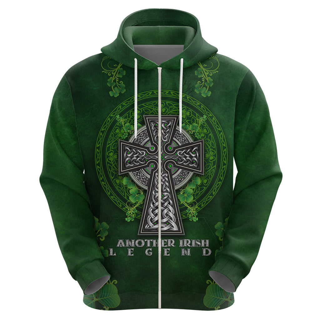 Irish Cross Mix With Shamrock Floral Hoodie - Vibe Hoodie Shop