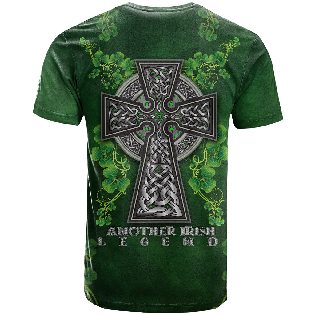 Irish Cross Mix With Shamrock Floral T Shirt - Vibe Hoodie Shop