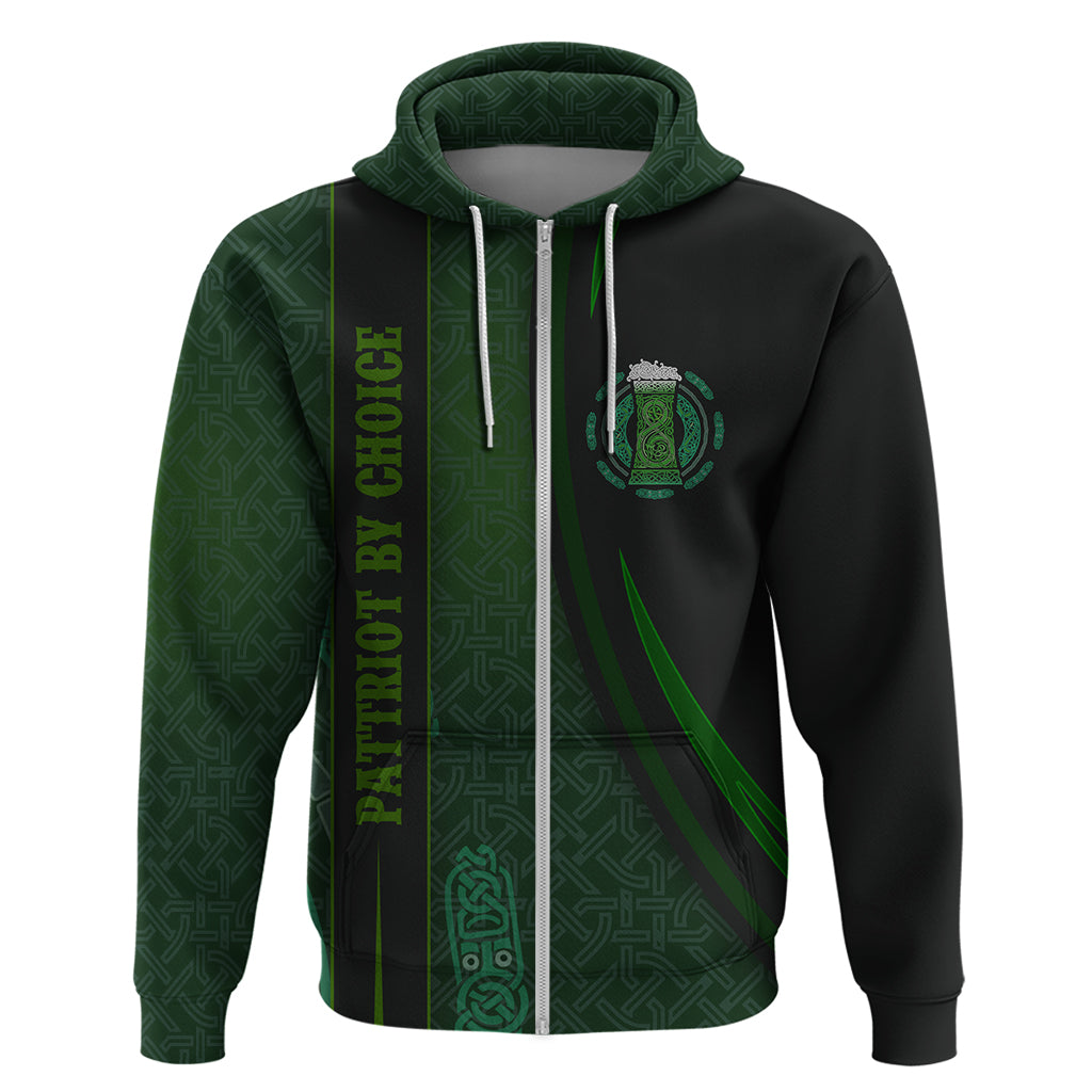 Beer Cup Pattern And Celtic Circle Green Hoodie - Vibe Hoodie Shop