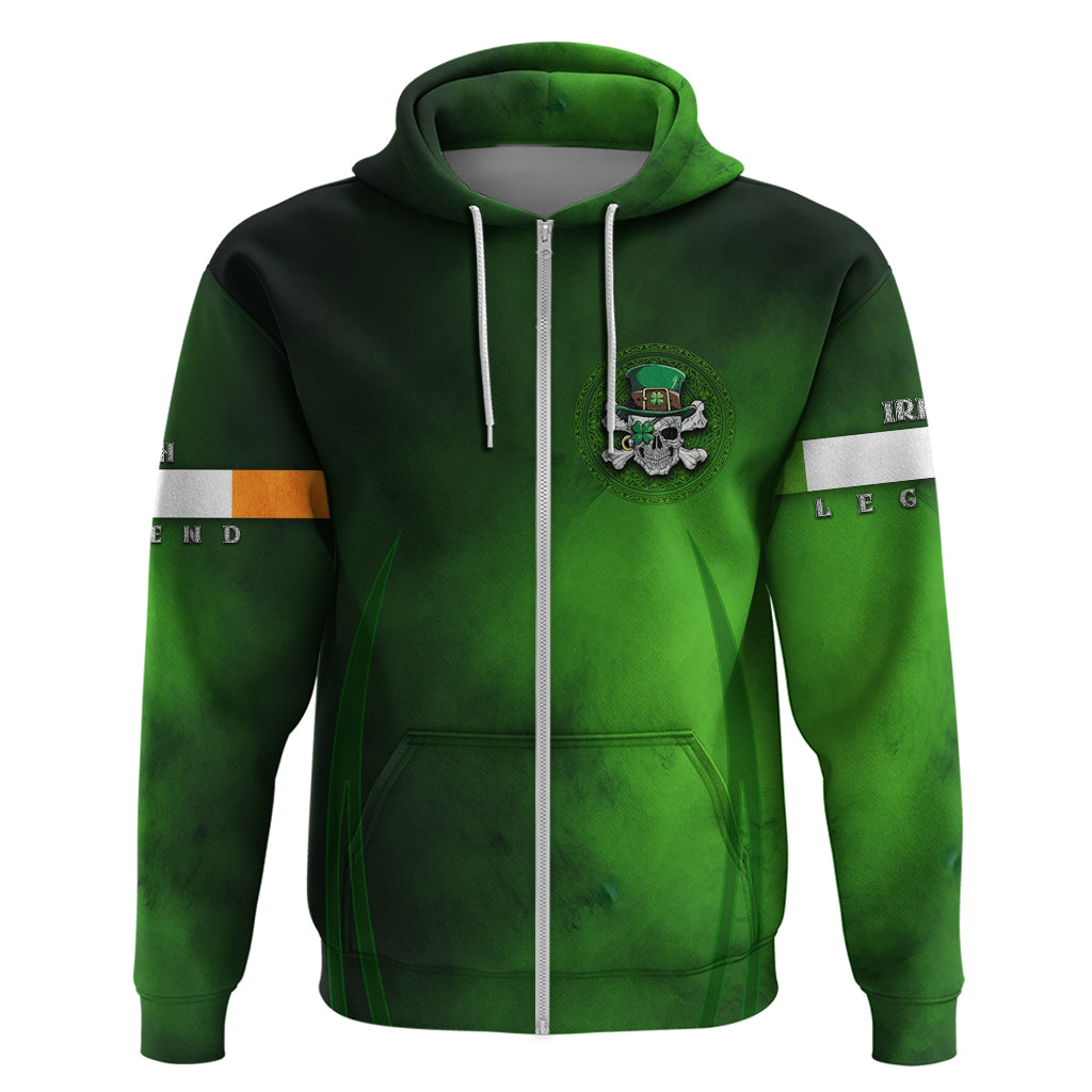 Irish Pride - Skull Cross Mix Hoodie - Vibe Hoodie Shop