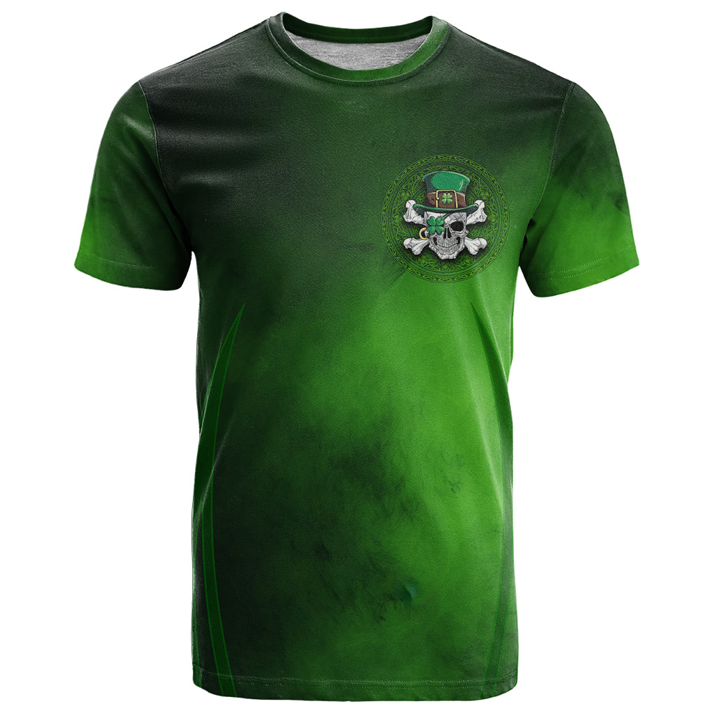 Irish Pride - Skull Cross Mix T Shirt - Vibe Hoodie Shop