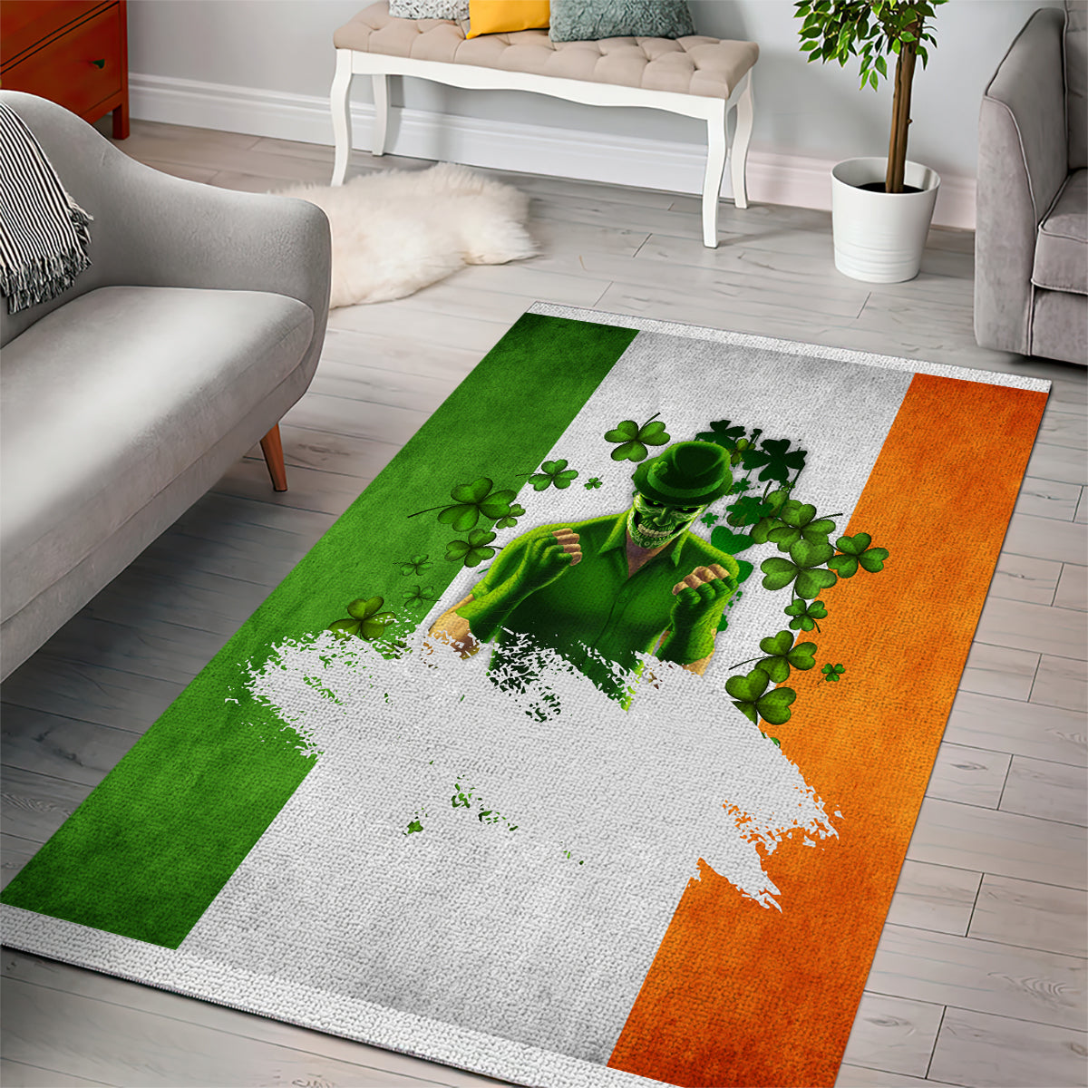 The Irish Man Area Rug - Vibe Hoodie Shop