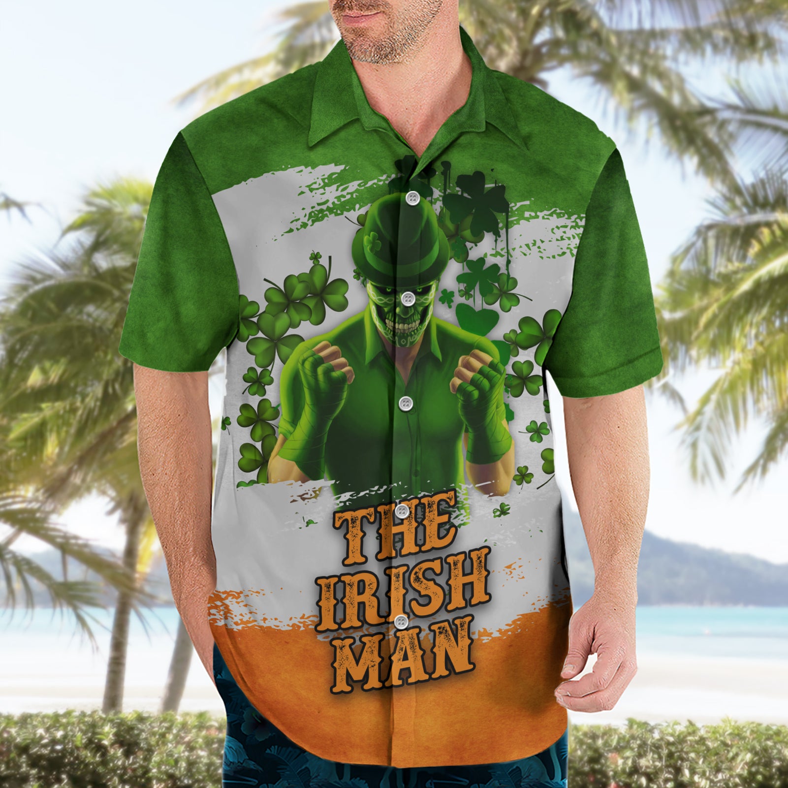 The Irish Man Hawaiian Shirt - Vibe Hoodie Shop