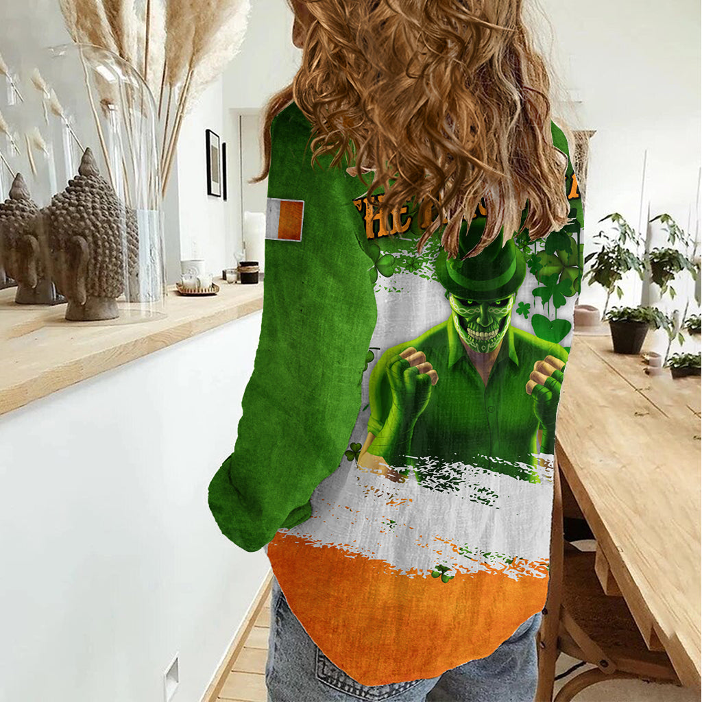 The Irish Man Women Casual Shirt - Vibe Hoodie Shop