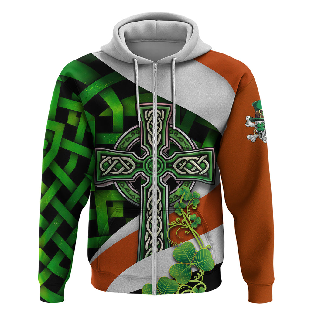 Patrick Day - Irish Cross - Lucky Girl Hoodie - Vibe Hoodie Shop