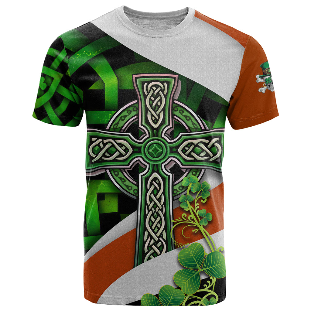 Patrick Day - Irish Cross - Lucky Girl T Shirt - Vibe Hoodie Shop