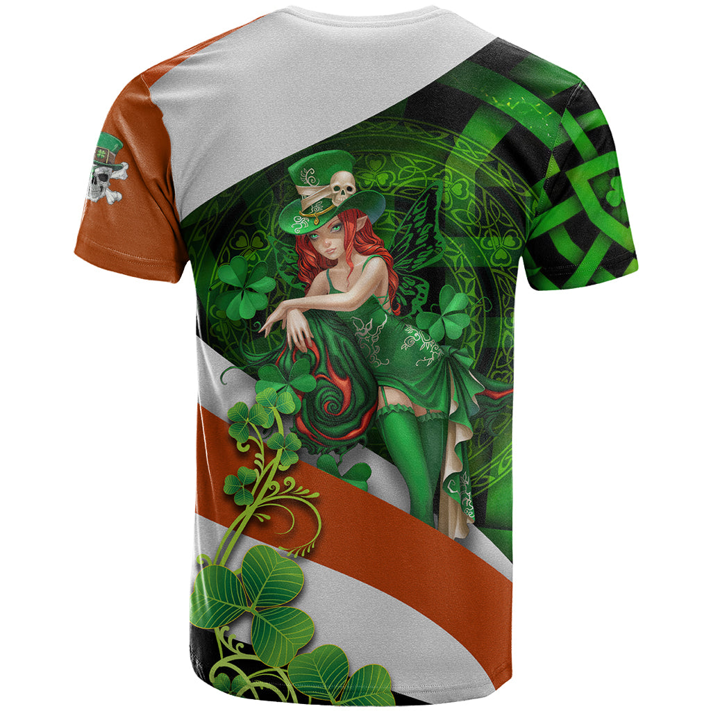 Patrick Day - Irish Cross - Lucky Girl T Shirt - Vibe Hoodie Shop