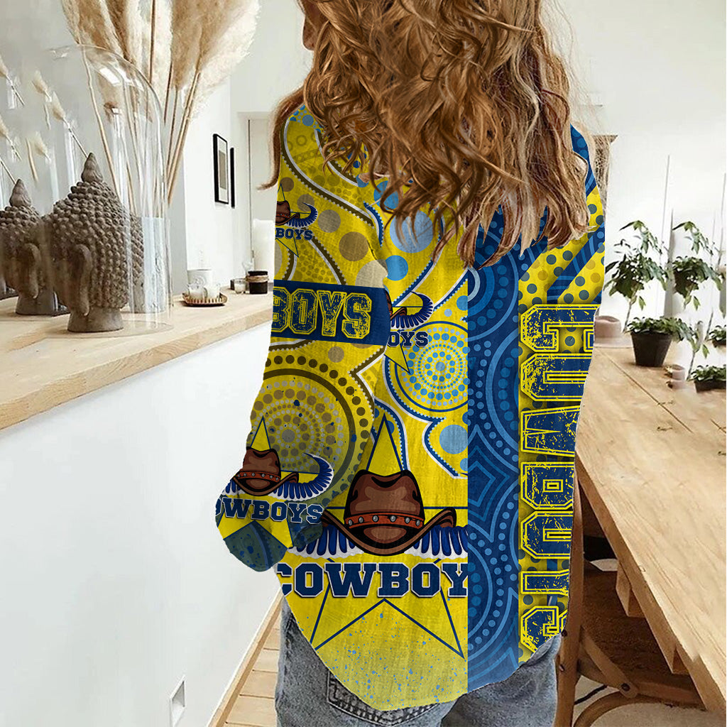 Vibe Hoodie Clothing - North Queensland Cowboys Sporty Style Women Casual Shirt - Vibe Hoodie Shop