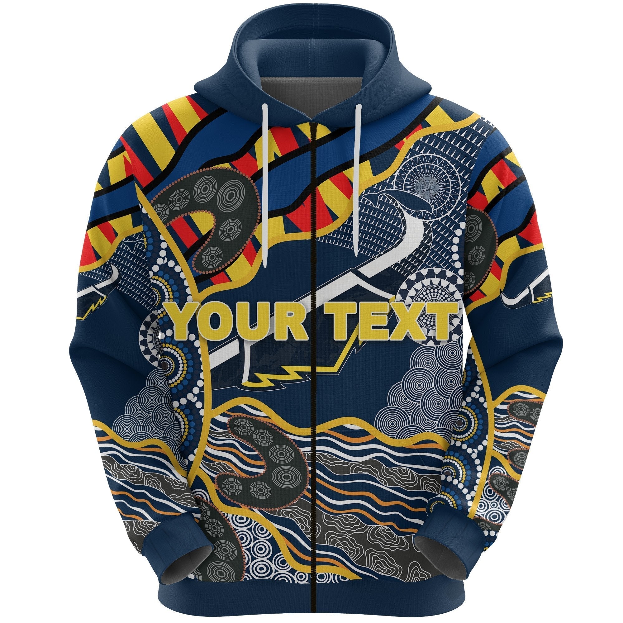 (Custom Personalised) Cowboys Zip Hoodie Unique Indigenous - Vibe Hoodie Shop
