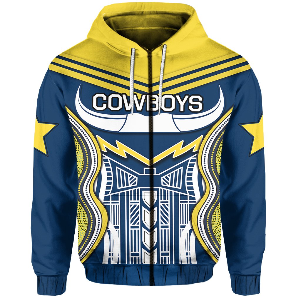 Cowboys Zip Hoodie 2 - Vibe Hoodie Shop
