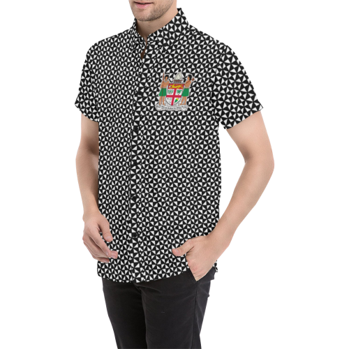 Tapa Diamond Coat Of Arms Short Sleeve Shirt - Vibe Hoodie Shop