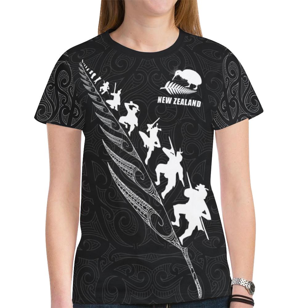 New Zealand Rugby Shirt, Kiwi Haka Rugby T shirt - Vibe Hoodie Shop