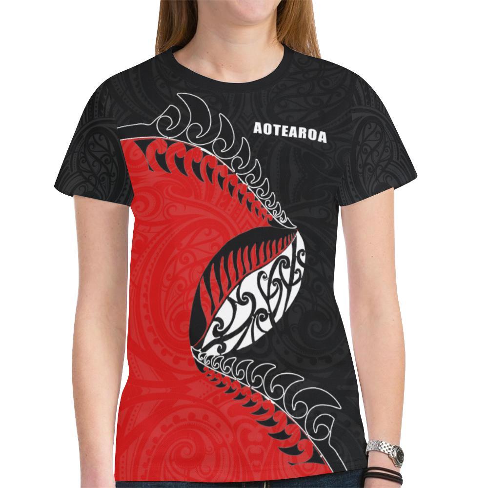 New Zealand Rugby Shirt, Aotearoa Rugby Fern T shirt - Vibe Hoodie Shop
