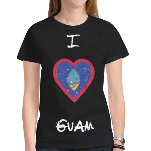 I Love Guam - Guam New All Over Print T shirt Men's/Women's - Vibe Hoodie Shop