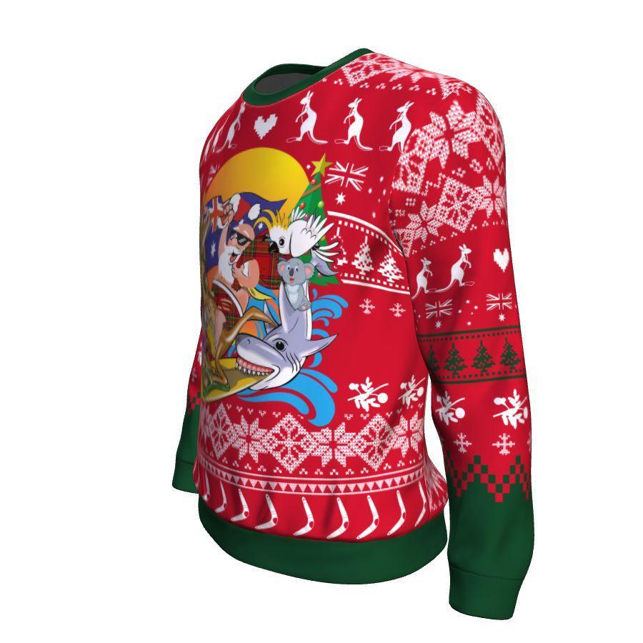Australia Christmas Sweater - Santa Claus Shirt Merry Christmas - Vibe Hoodie Shop