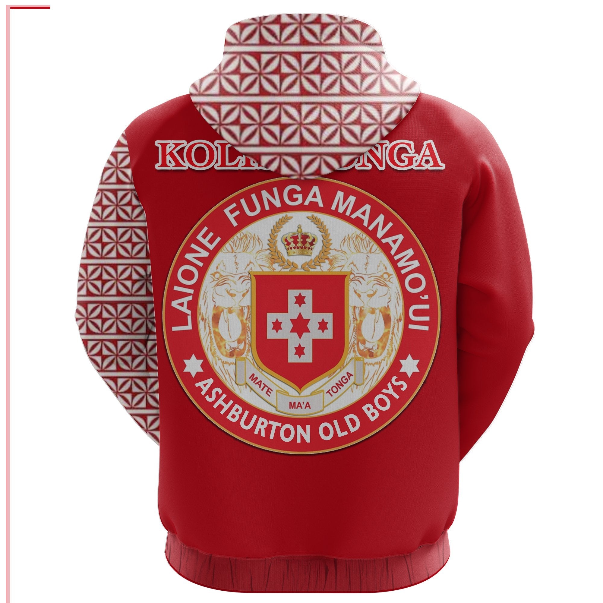 Kolisi Tonga Hoodie Mate Ma'a Tonga Creative Rugby Style - Vibe Hoodie Shop