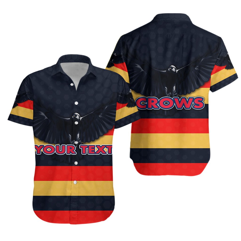 (Custom Personalised) Adelaide Hawaiian Shirt Original Crows - Vibe Hoodie Shop