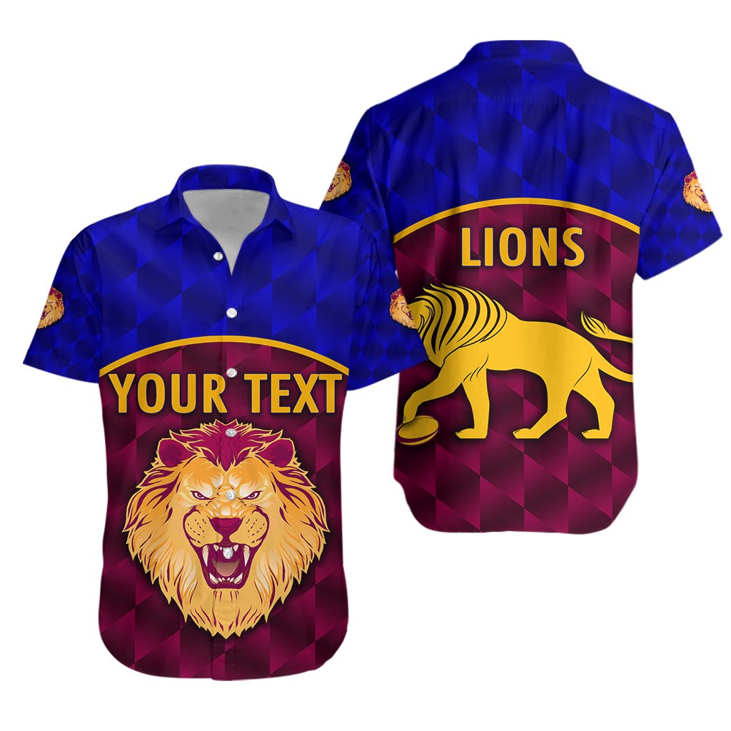 (Custom Personalised) Brisbane Lions Hawaiian Shirt Powerful - Vibe Hoodie Shop