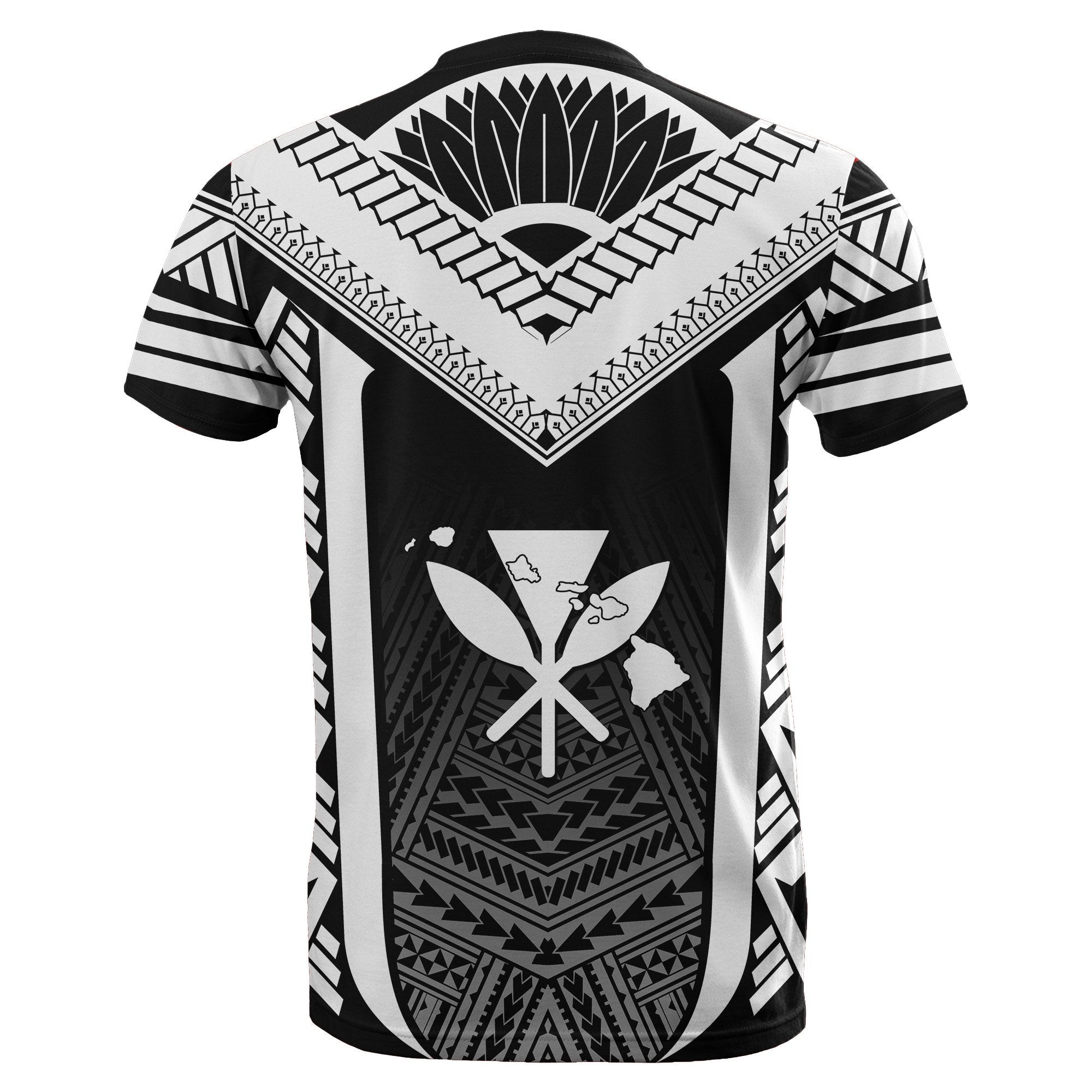 Hawaii Kanaka Polynesian T shirt Active White - Vibe Hoodie Shop