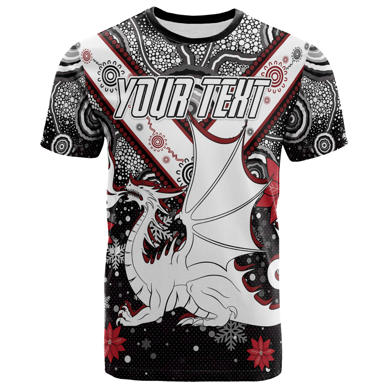 St. George Christmas T shirt - Custom Christmas Indigenous Dragons T shirt RLT13 - Vibe Hoodie Shop