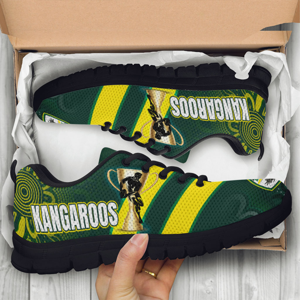 Kangaroos Rugby Sneakers - ACT AND PLAY LIKE A CHAMPION Sneakers - Vibe Hoodie Shop