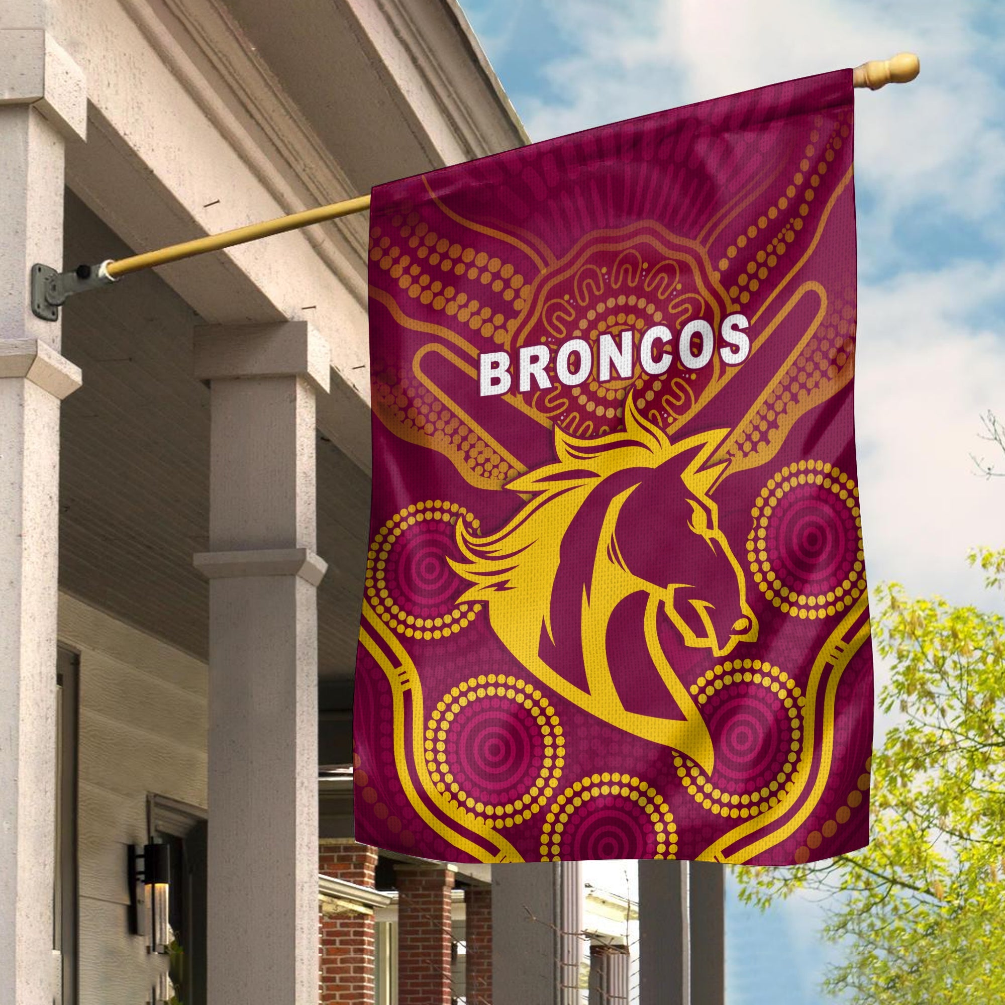 Broncos Indigenous Flag - Vibe Hoodie Shop