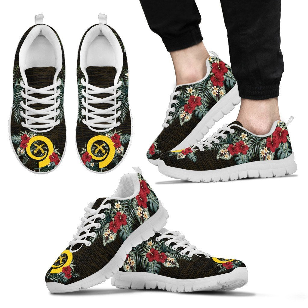 Vanuatu Hibiscus Sneakers - Vibe Hoodie Shop