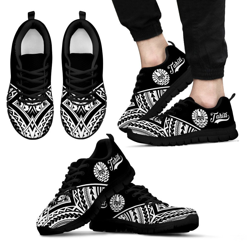 Tahiti Rising Sneakers (Black) - Vibe Hoodie Shop