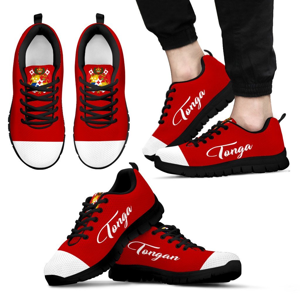 Tonga Coat Of Arms Sneakers 02 - Vibe Hoodie Shop