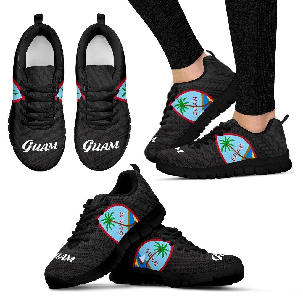 Guam Black Sneakers (Shoes) - Vibe Hoodie Shop