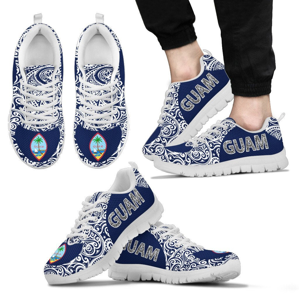 Guam Shoes - Guam Sneakers Polynesia Pattern Special - Vibe Hoodie Shop