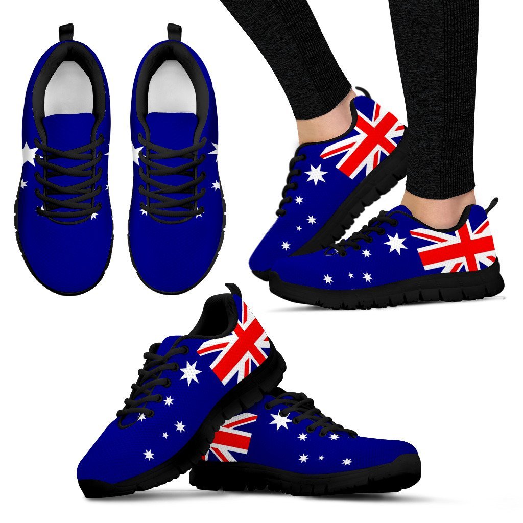 Sneakers - Aus Flag Shoes Southern Cross Australia - Unisex - Vibe Hoodie Shop