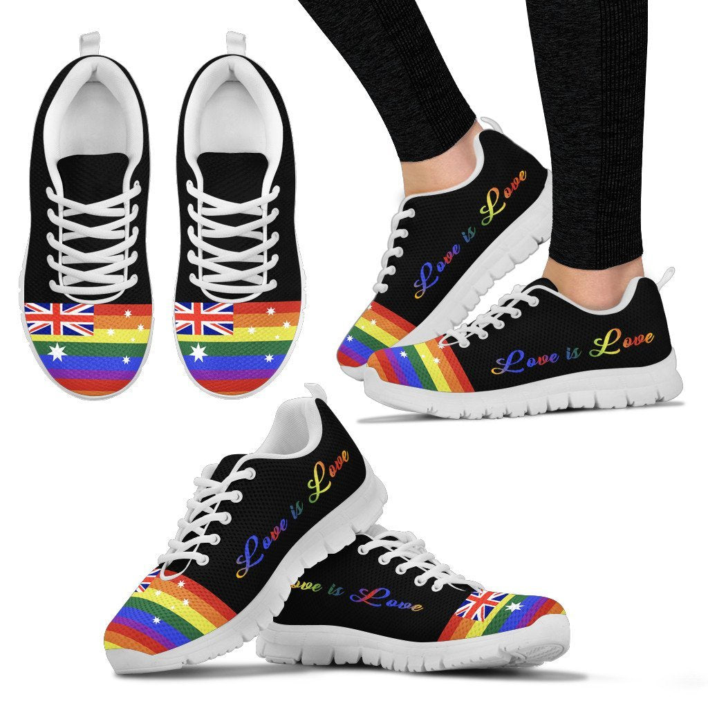 Sneakers - Aus Flag Lgbt Color - Unisex - Vibe Hoodie Shop