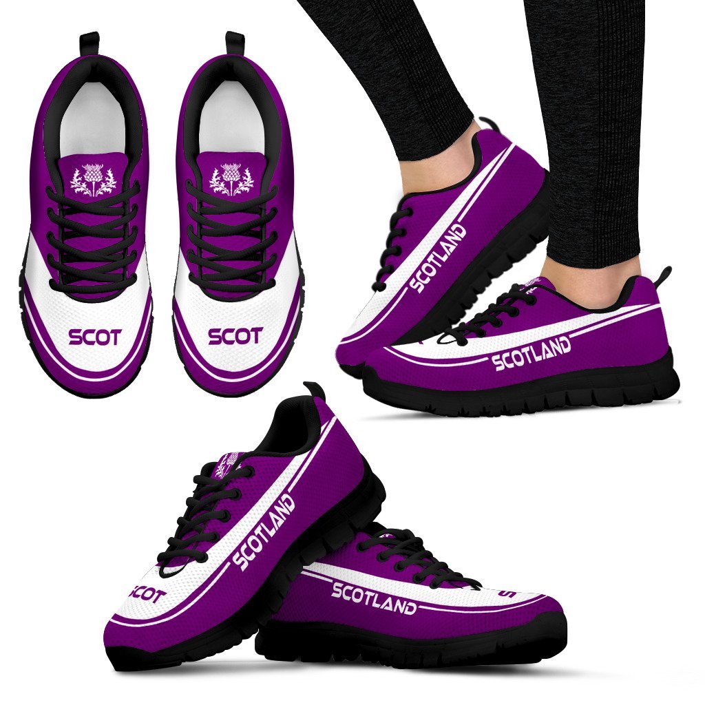 Scotland Sneakers - Purple Style - - Vibe Hoodie Shop