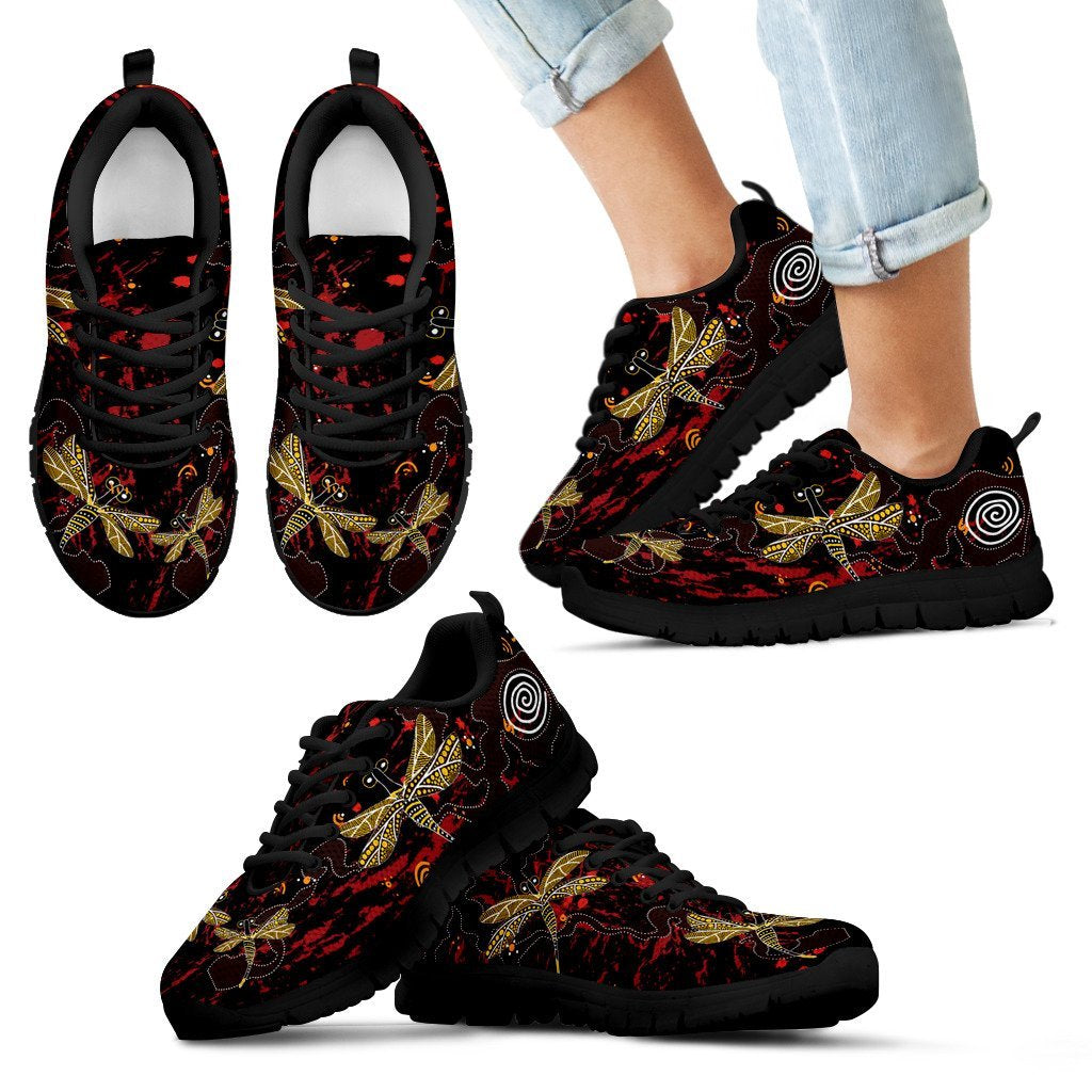 Sneakers - Dragonfly Shoes Patterns - Unisex - Vibe Hoodie Shop