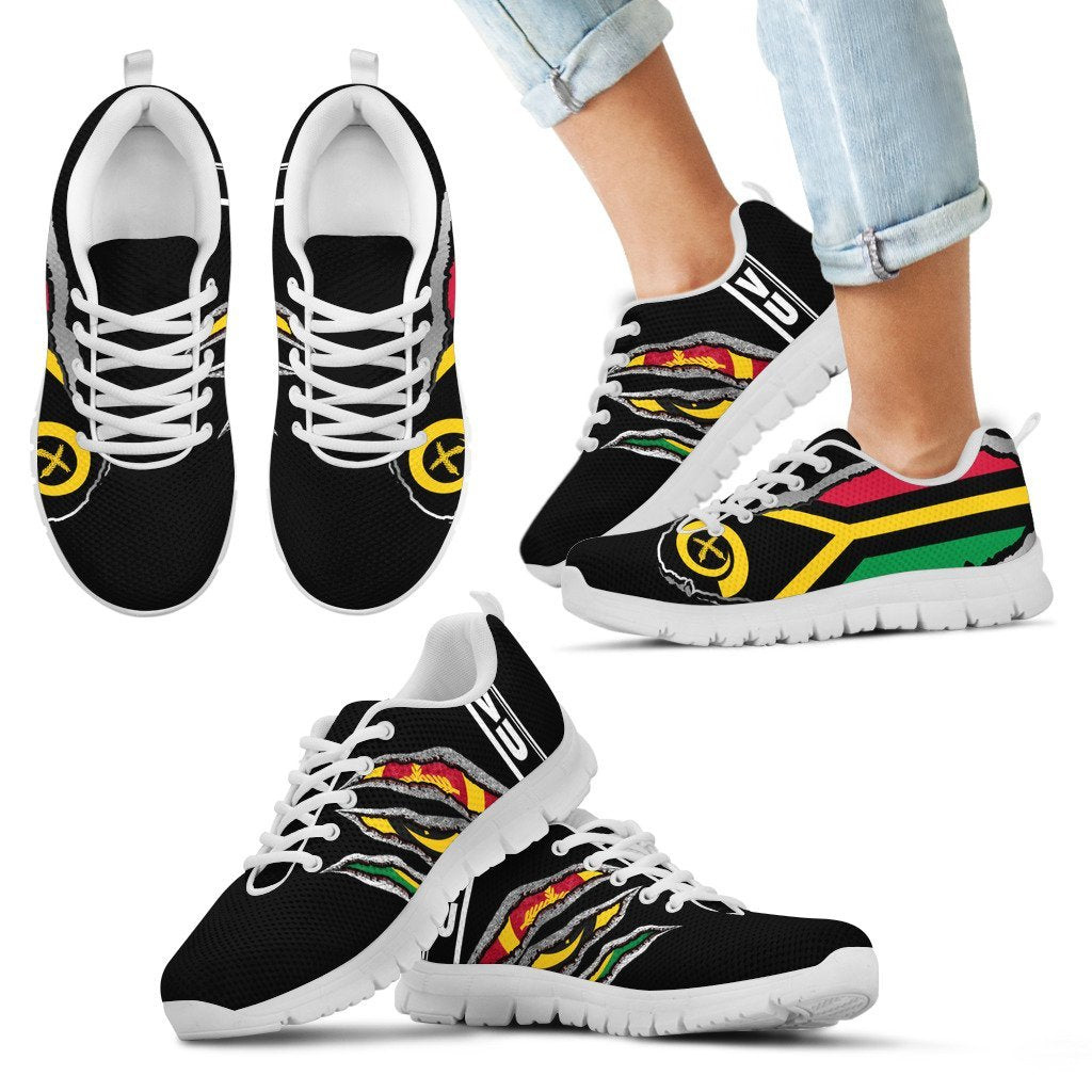 Vanuatu Sneakers Adamantium With Flag - Vibe Hoodie Shop