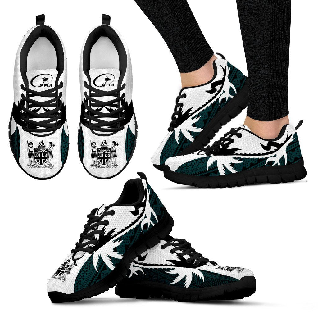 Fiji Coconut Tree Rugby Sneakers - Coat of Arms - Vibe Hoodie Shop