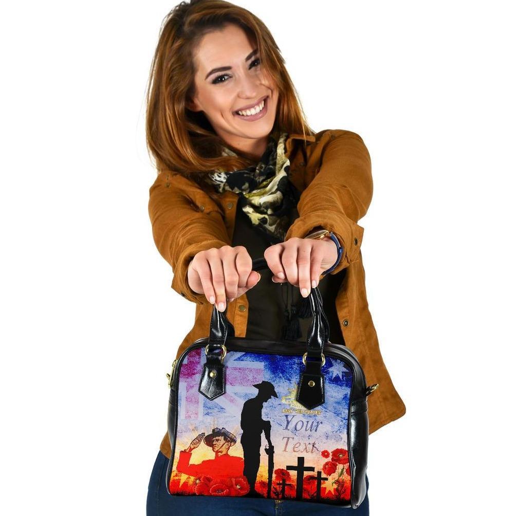 Custom ANZAC Shoulder Handbag - ANZAC 2020 Lest We Forget The Australian Army - Vibe Hoodie Shop