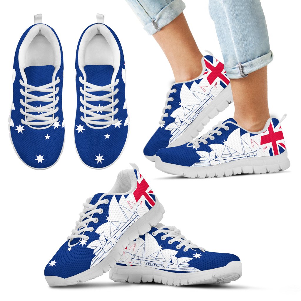Sneakers - Sydney Opera Shoes Aus Flag Unisex - Vibe Hoodie Shop