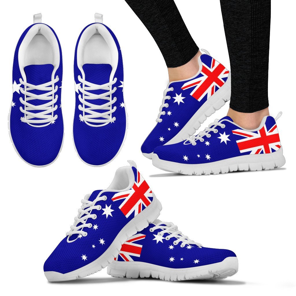 Sneakers - Aus Flag Shoes Southern Cross Australia - Unisex - Vibe Hoodie Shop