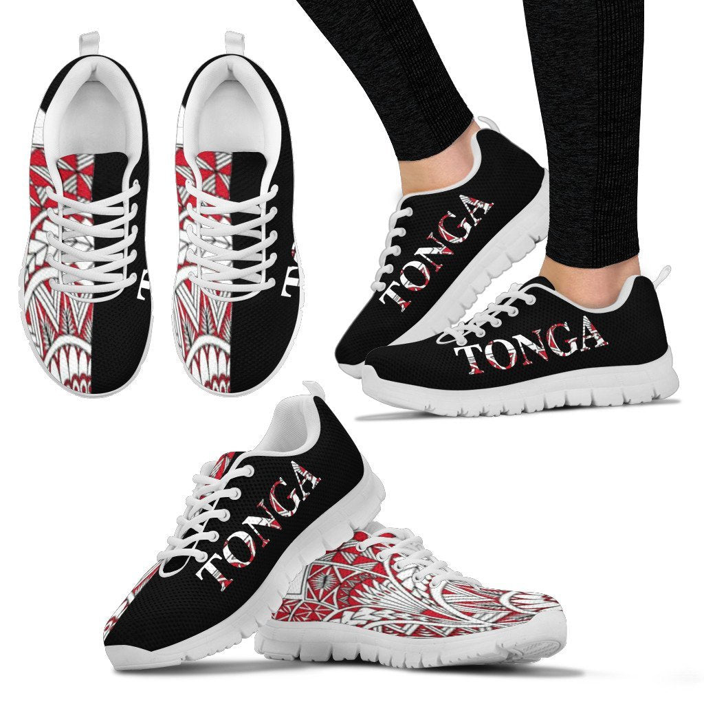 Tonga Shoes - Tonga Polynesia Flag Sneakers - Vibe Hoodie Shop