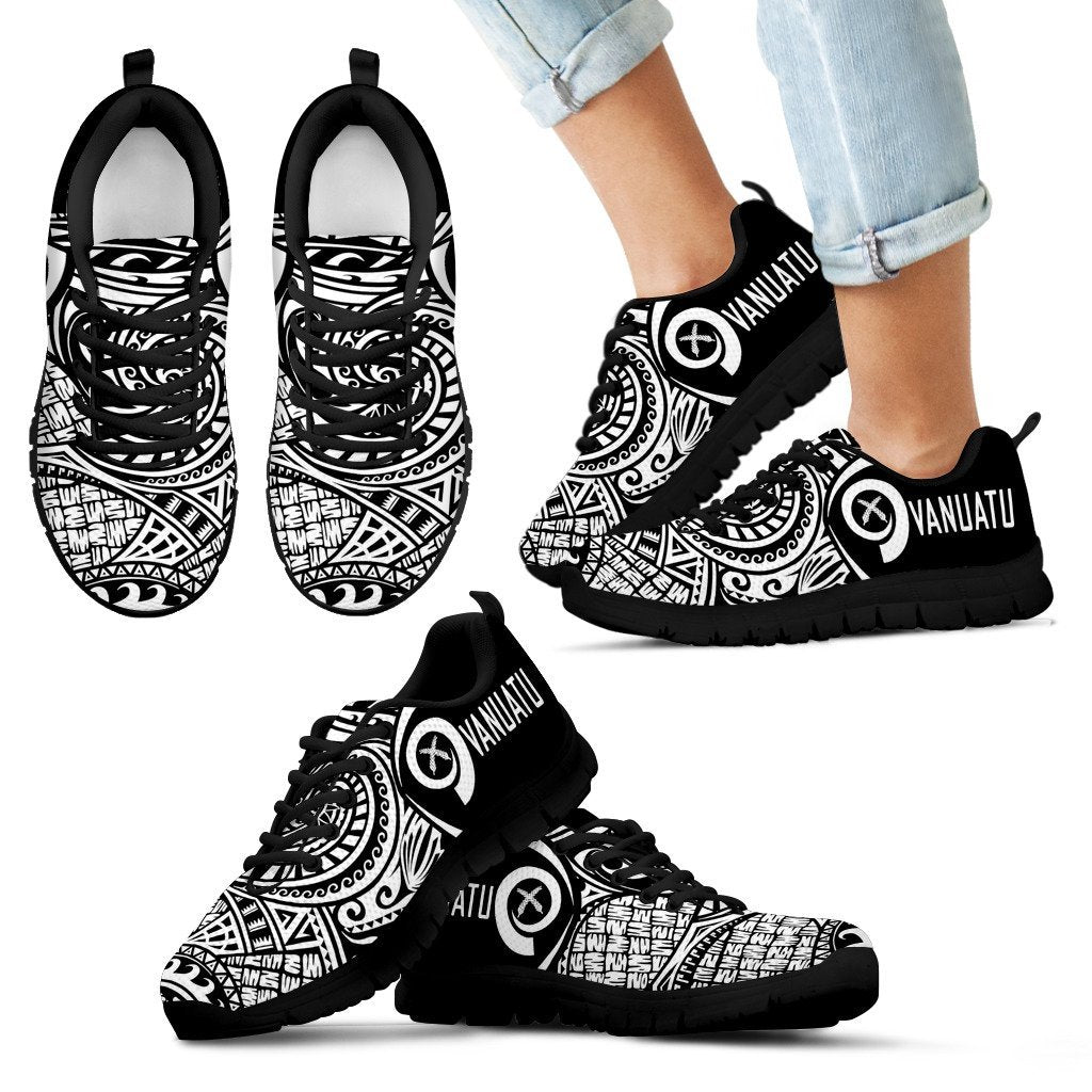 Vanuatu Polynesian Sneakers - Circle Style 01 - Vibe Hoodie Shop