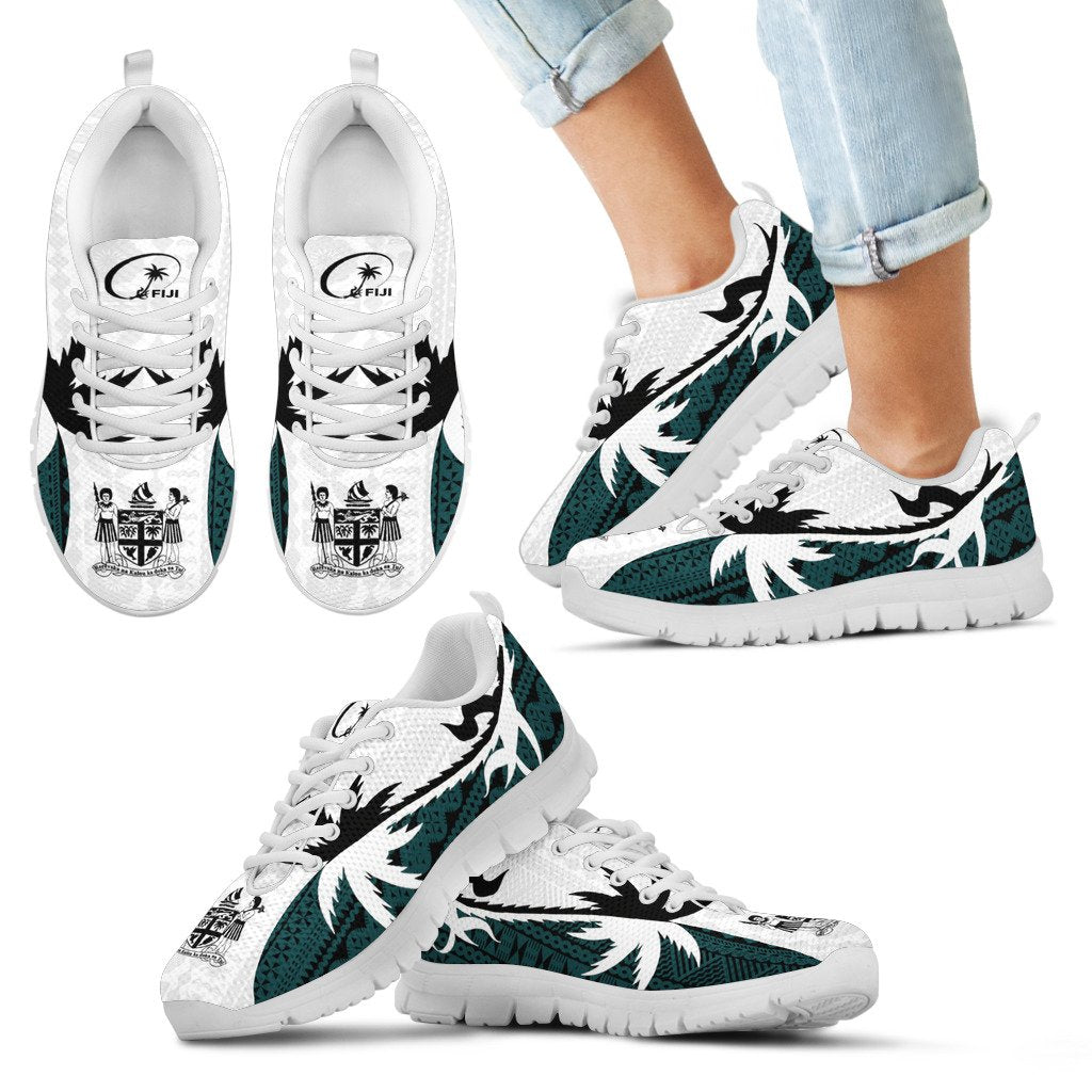 Fiji Coconut Tree Rugby Sneakers - Coat of Arms - Vibe Hoodie Shop