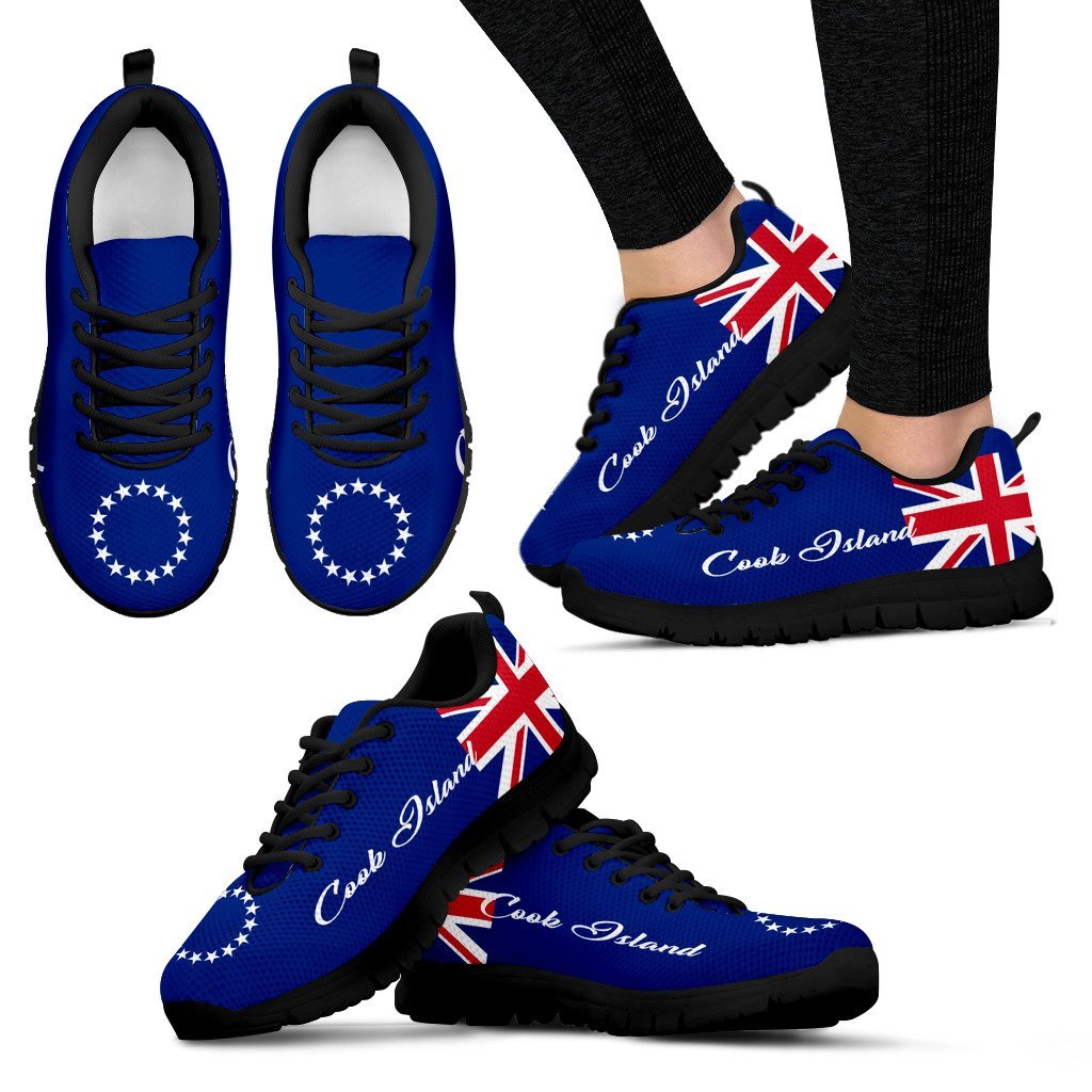 Cook Islands Shoes - Flag Sneakers - Vibe Hoodie Shop