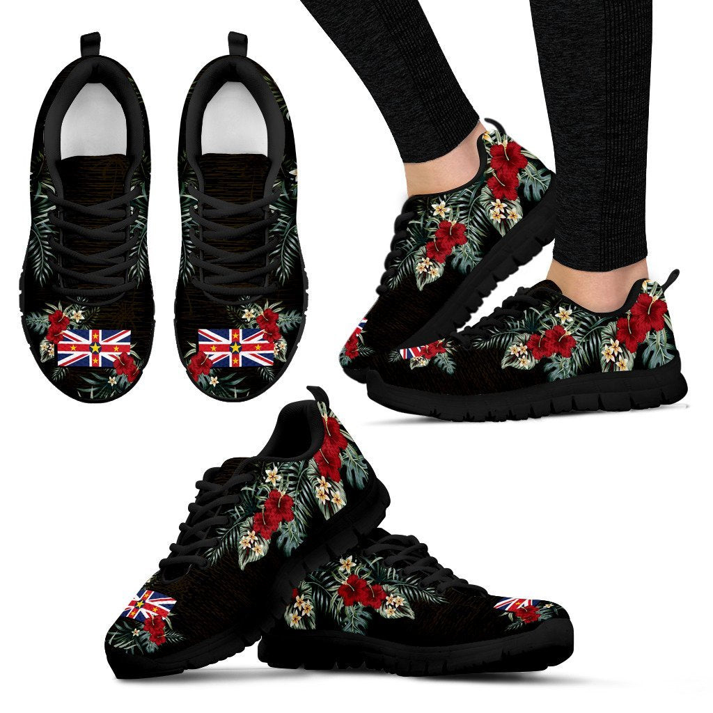 Niue Hibiscus Sneakers No - Vibe Hoodie Shop