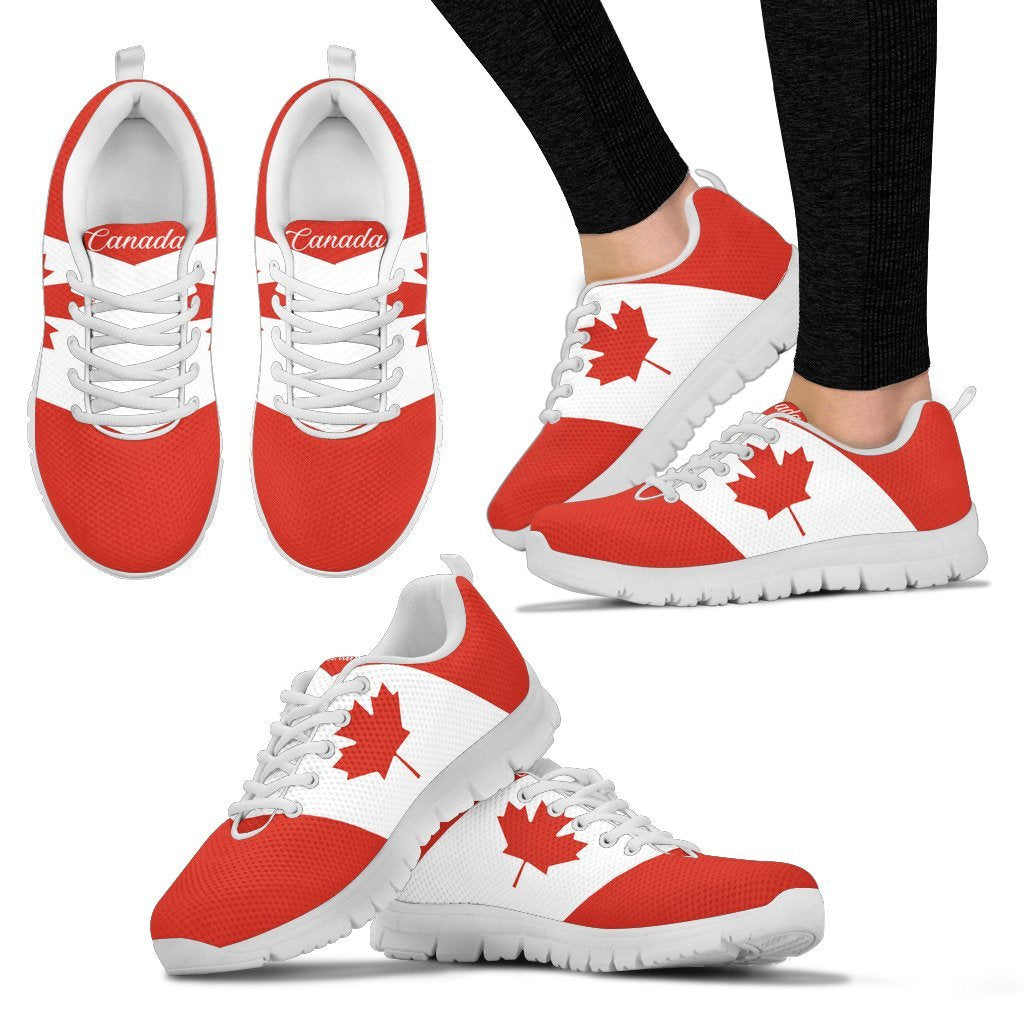 Canada Flag Sneakers - Vibe Hoodie Shop